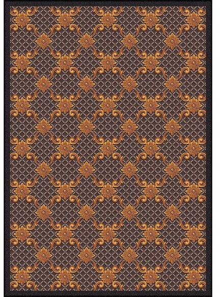 Joy Carpets Any Day Matinee Queen Anne Brown