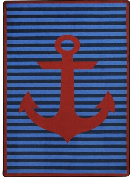 Joy Carpets Kid Essentials Safe Mooring Red