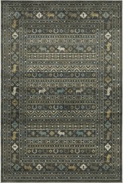 Oriental Weavers Venice 095E8 Blue and  Gold