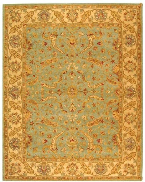 Safavieh Antiquity AT311B Teal and Beige
