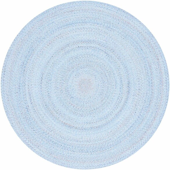 Safavieh Braided BRD804L Light Blue and Red