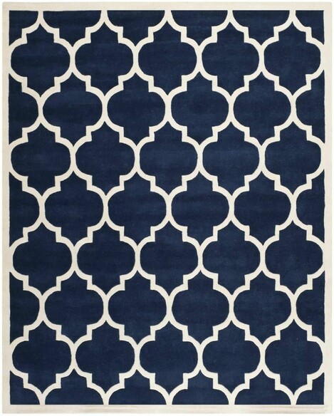 Safavieh Chatham CHT733C Dark Blue and Ivory