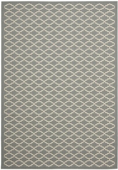 Safavieh Courtyard CY6919-246 Anthracite and Beige