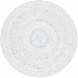 Safavieh Braided BRD804J Ivory and Light Blue
