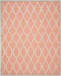 Safavieh Cambridge CAM352W Coral and Ivory