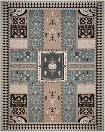 Safavieh Classic Vintage CLV512B Slate and Beige