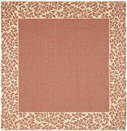 Safavieh Courtyard CY0727-3707 Red and Natural