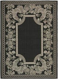 Safavieh Courtyard CY33053908 Black and Sand