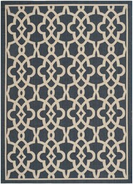 Safavieh Courtyard CY6071-268 Navy and Beige