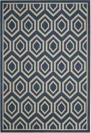 Safavieh Courtyard CY6902-268 Navy and Beige