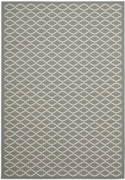Safavieh Courtyard CY6919-246 Anthracite and Beige