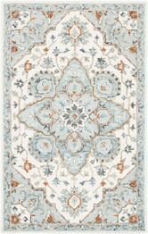 Safavieh Heritage HG922A Ivory and Blue