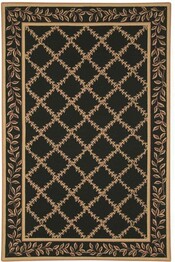 Safavieh Chelsea  HK230D Black and Gold