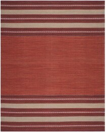 Safavieh Montauk MTK214C Red and Ivory