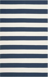 Safavieh Montauk MTK712H Navy and Ivory